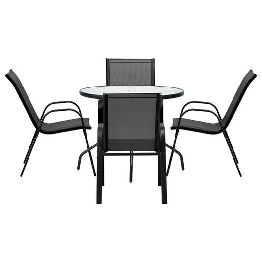 Градински Ратанов Комплект Relax 2 стола с маса   + поставка