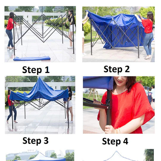 Сгъваема Градинска ШАТРА тип ХАРМОНИКА 3х3 метра