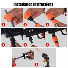 Акумулаторна Водоструйка ChromeStar 30 Бара, Батерии 36V 8Ah, Зарядно и Аксесоари в Преносим Куфар