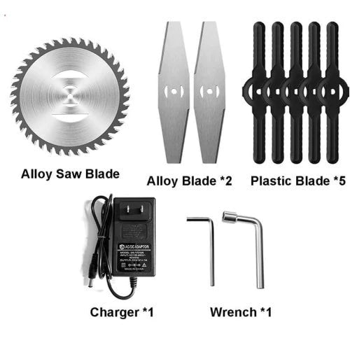 Немска Приставка с колела за Акумулаторен Тример – Универсална